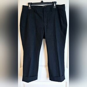 Womens Gap Cropped Cuffed Dress Pants Size 14